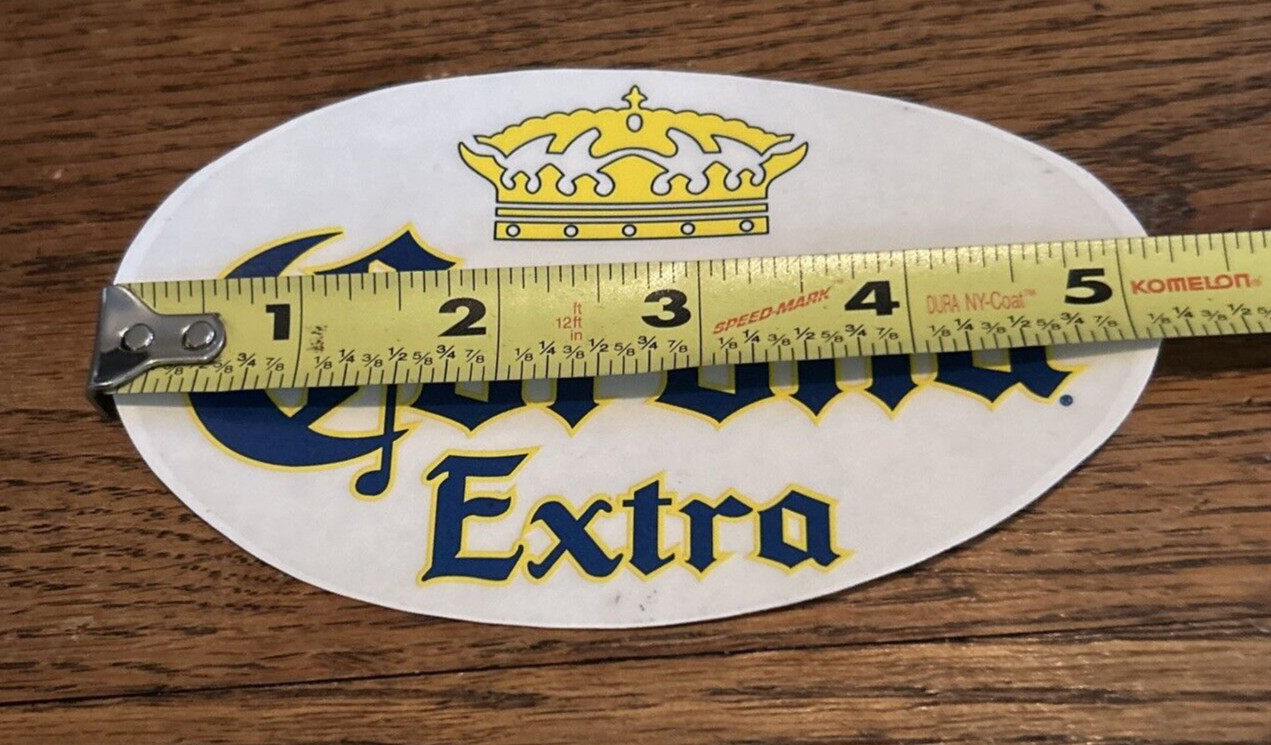 Corona Extra Cerveza Beer Sticker Decal 5" Long Advertising Promotional gallery
