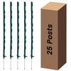 Toriexon 25 Pack Electric Fence Posts 48 Inch Step In Fence Post Temporary gallery