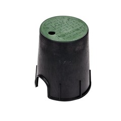 10 In. X 15 In. Rectangular Valve Box Cover Green ICV Durable Plastic Material