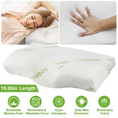 Bamboo Memory Foam Sleep Pillow Cervical Orthopedic Neck Support Breath Pillow