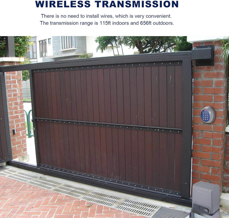CO-Z Wireless Gate Keypad Remote Control Sliding Gate Opener gallery