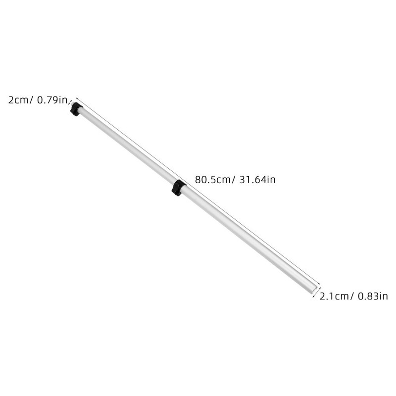 Clothes Steamer Telescopic Rod 3 Sections Adjustable Aluminum Alloy Support Rod gallery