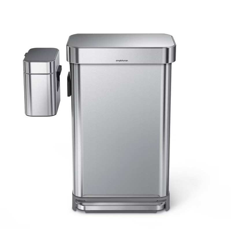 simplehuman Compost Caddy Silver gallery