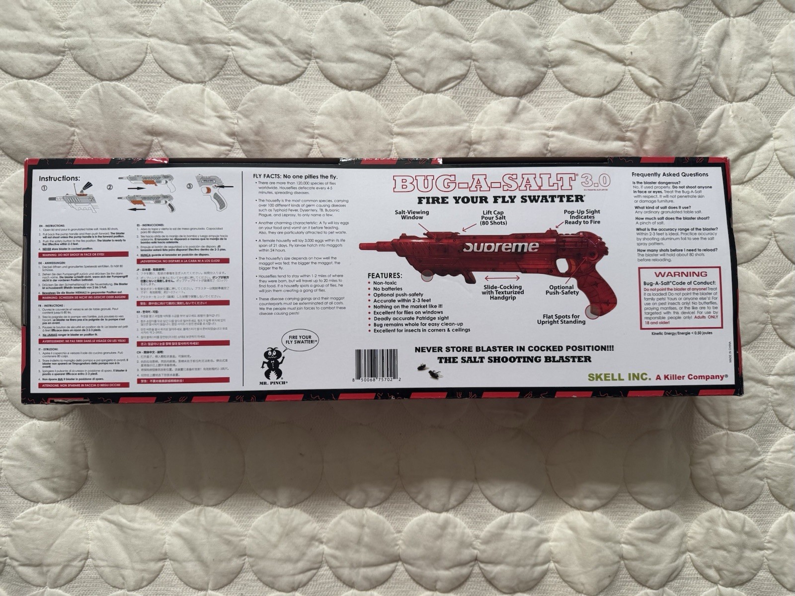 Supreme Bug-a-Salt 3.0 SS26 Bug Table Salt Gun IN HAND gallery