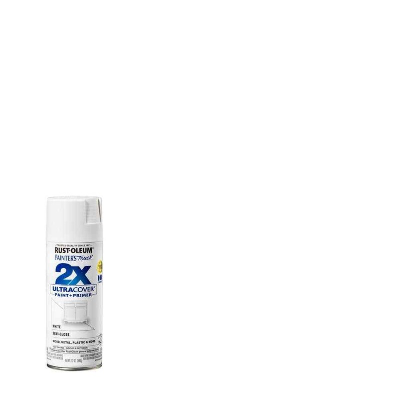 12 oz. Semi-Gloss White General Purpose Spray Paint Spray paint for wood metal gallery