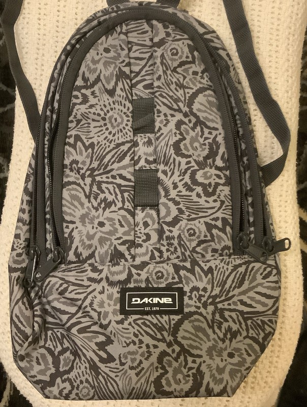 Dakine Cosmo 6.5L Backpack – Black and grey Small backpack