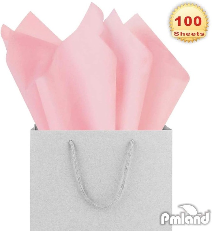 100 Sheets Double-Sided Pink Tissue Paper, 20x15 Inches - Gift Wrapping gallery