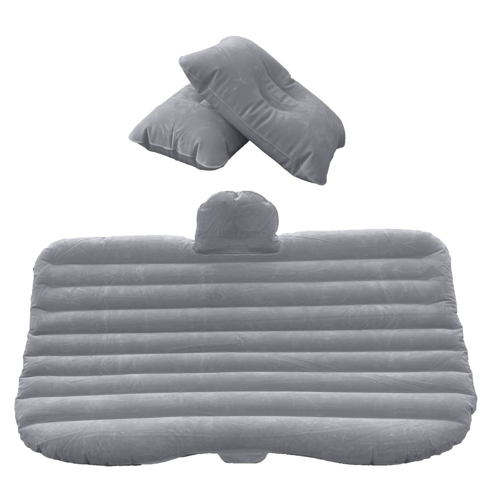 Sondpex Multi-Functional Inflatable Travel In Car Air Mattress Bed Set w Pillows