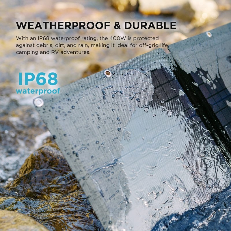 EcoFlow 400W Solar Panel Kit Self-supporting Waterproof Certified Refurbished gallery