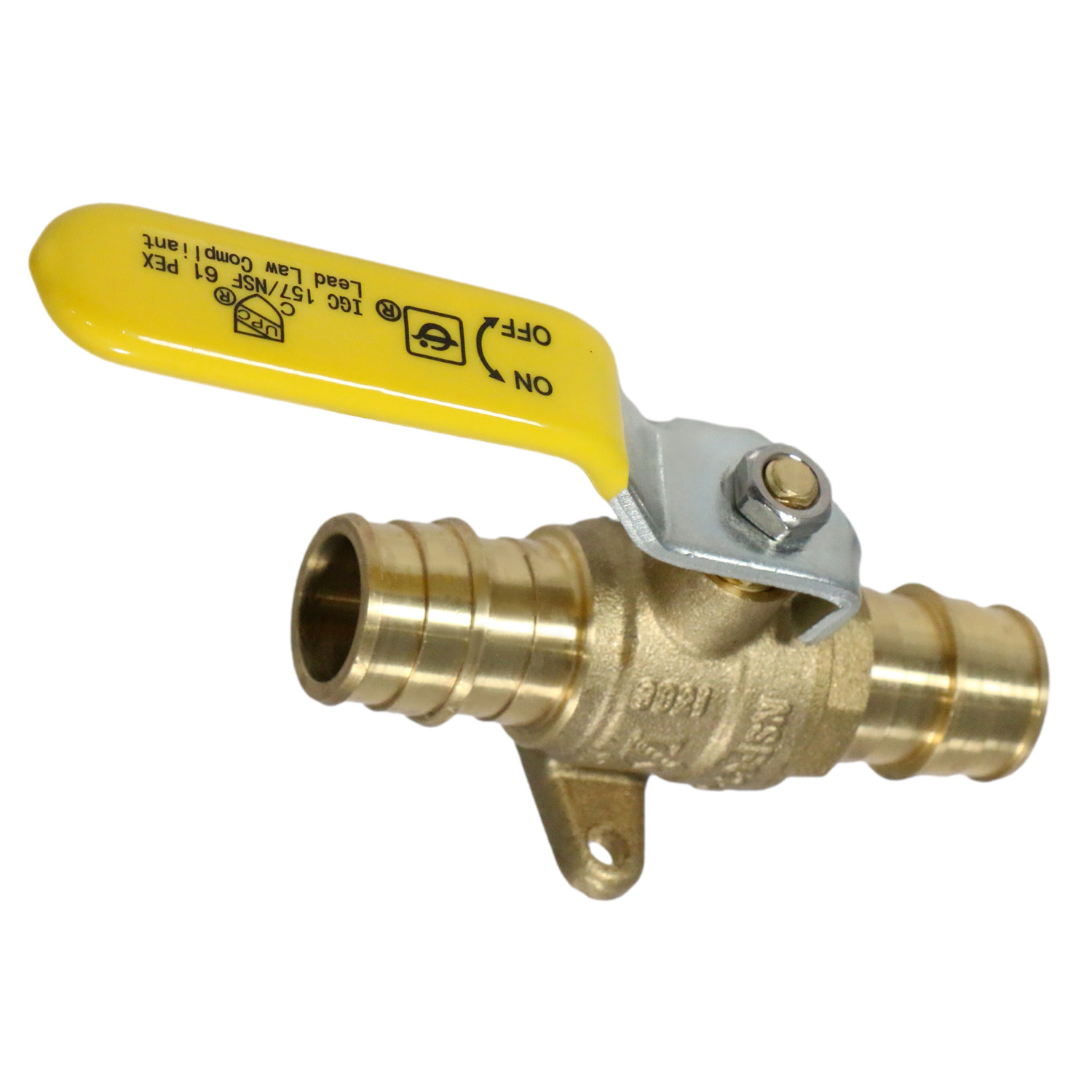 1) 3/4" PEX A BALL VALVE WITH DROP EAR, EXPANSION BALL VALVE W.EAR, F1960 gallery