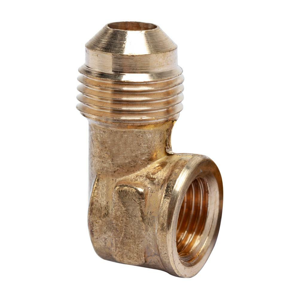 Highcraft Flare x Female 90 degrees Elbow Pipe Fitting FIP Brass gallery