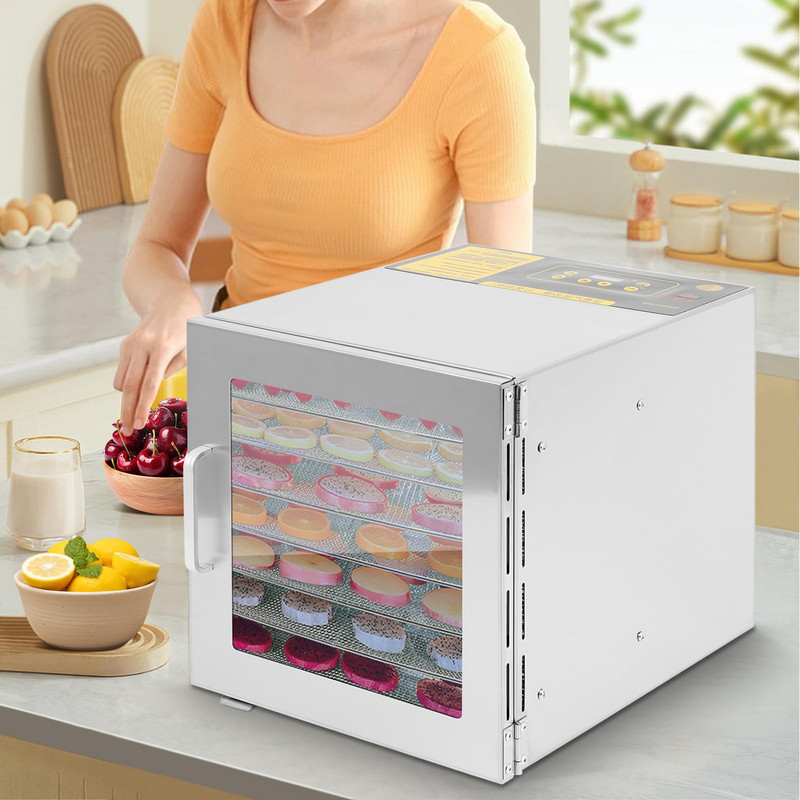 Fahkns Food Dehydrator Machine 8 Stainless Steel Trays 700W Dehydrated Dryer gallery