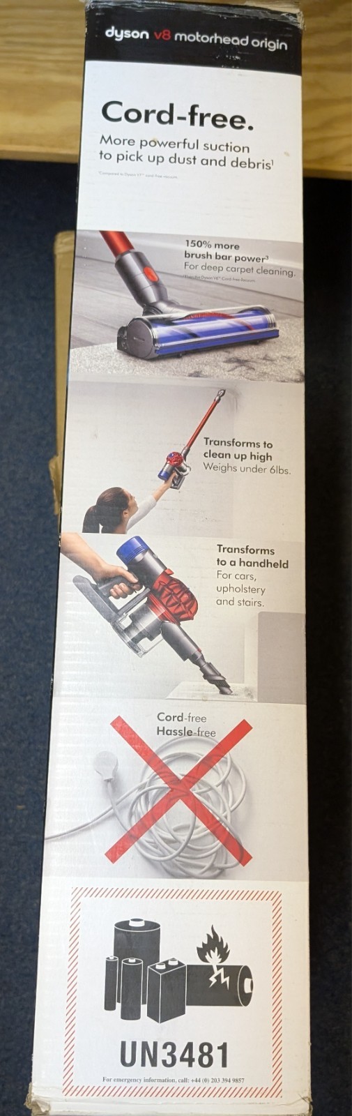 NEW Dyson Dyson V8 Motorhead Origin 346566-01 Stick Vacuum Cleaner gallery