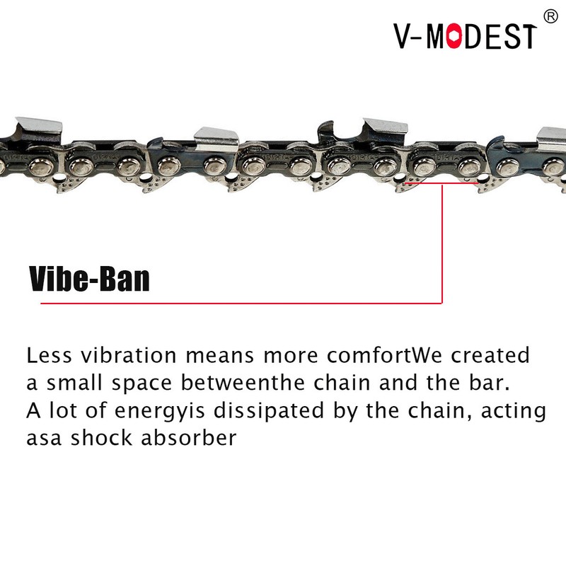 Replace 16"Atlas Cordless Chainsaw 40V Chainsaw Saw Chain 3/8"LP .043 56DL Y56 gallery