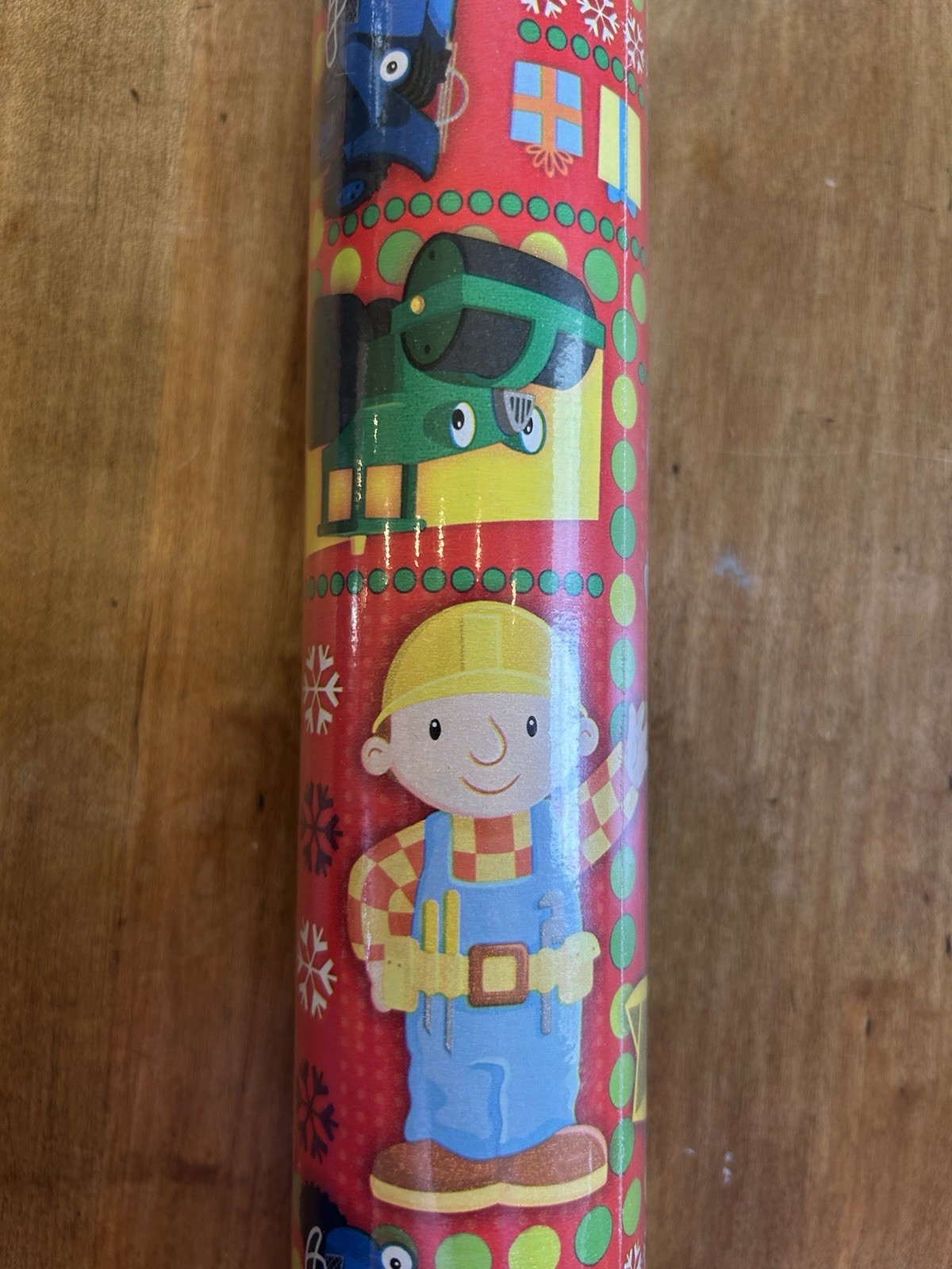 Bob The Builder Gift Wrap CHRISTMAS HOLIDAY 50 SQ FEET 3.33 ft x 5 yards gallery