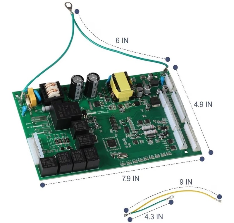 WR55X10942 Refrigerator Control Board for GE WR55X10942P WR55X10552 WR55X10656 gallery