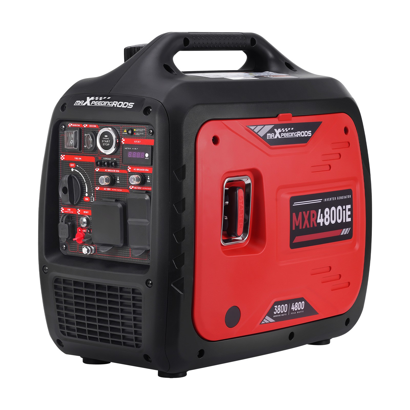 3800W Gas Generator Electric Remote Start Digital Display CO Alert Parallel gallery
