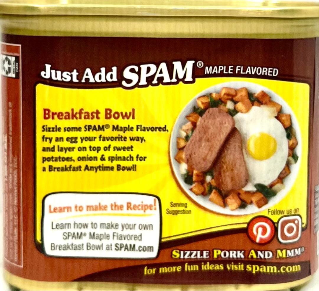 Spam Maple Luncheon Meat 12 oz ( Pack of 6 ) gallery