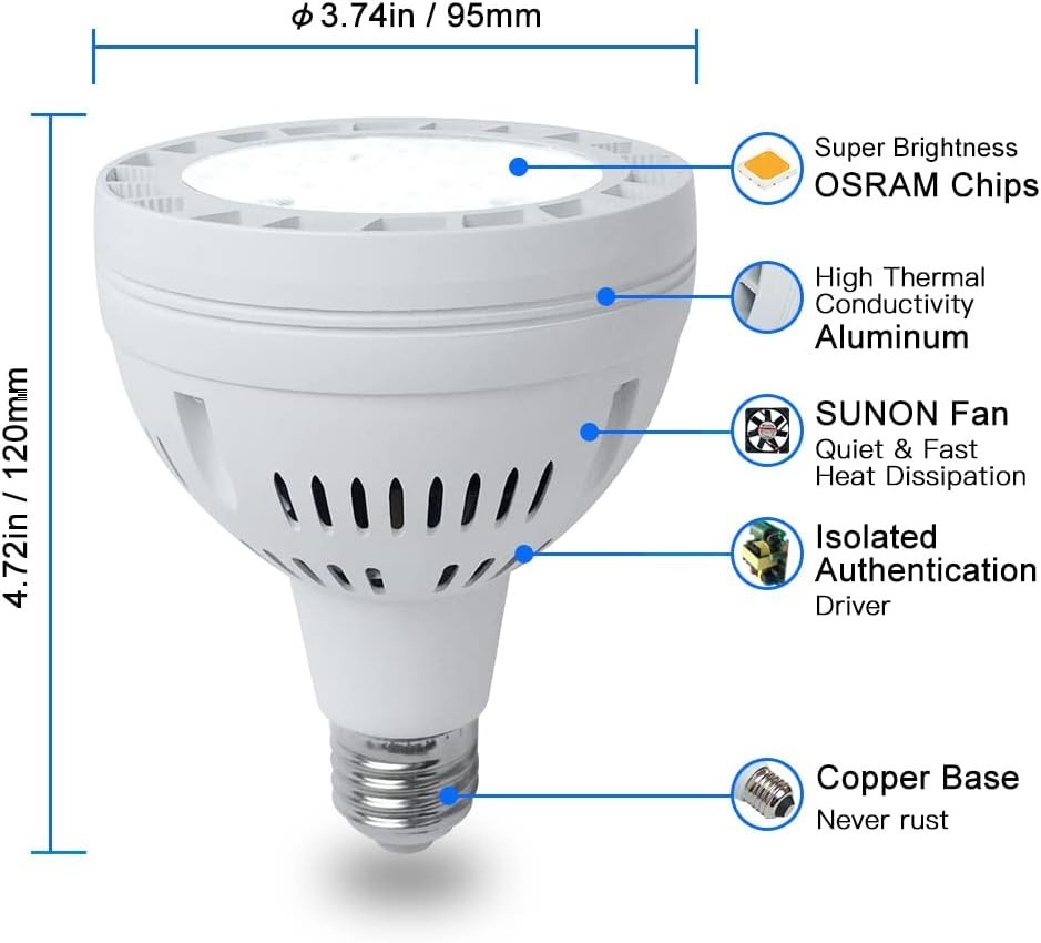 LED Pool Light 120V 65W 6500LM Daylight White Fits Pentair & Hayward gallery