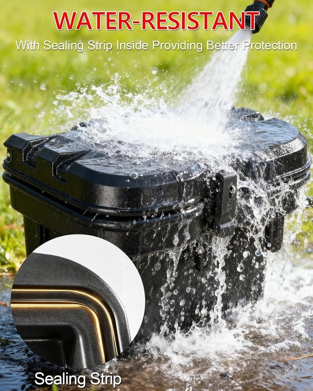 UTV Storage Box with 6 Gallon Capacity, Waterproof & Multi-Functional Design gallery