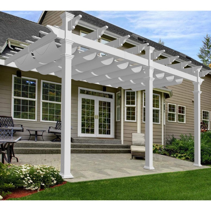 Windscreen4Less 4 X 12 Waterproof Retractable Sun Shade Canopy Cover Sliding gallery