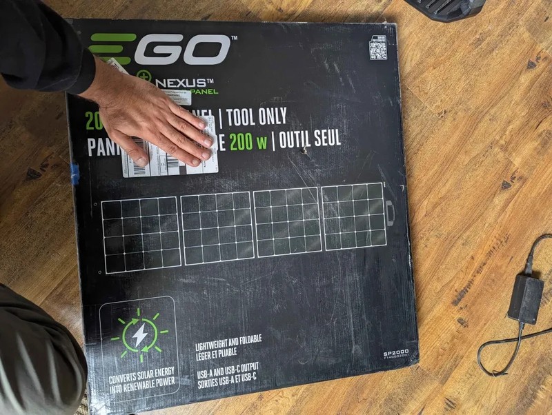 EGO Power+ SP2000 200W Solar Panel for PST3040, PST3041 and PST3042 3000W Nexus gallery