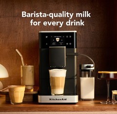KitchenAid Fully Automatic Espresso Machine KF4 Hot or Iced Coffee – Black Matte