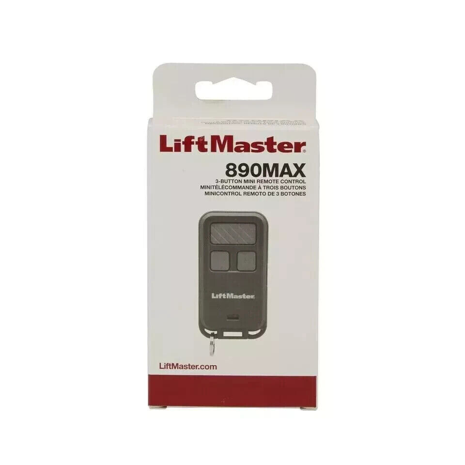 890MAX Universal Garage Door Remote – LiftMaster 3‑Button Keychain Controller gallery
