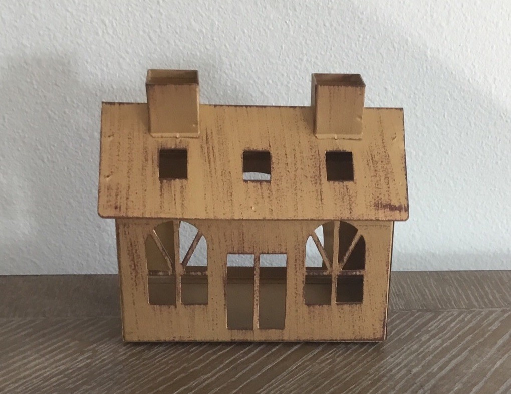 My Texas House Small Metal Decorative House Bronze Finish 5”x3”x5” gallery