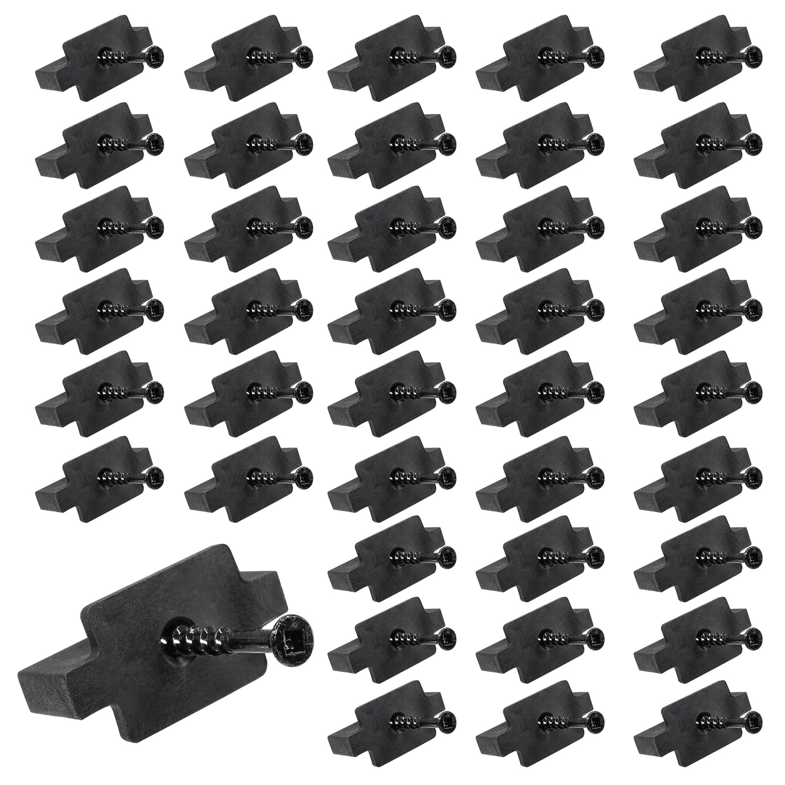 Hidden Deck Fasteners Clips Composite Decking T Clips with Screws gallery