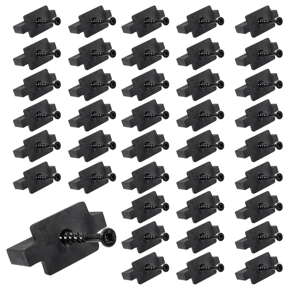 Hidden Deck Fasteners Clips Composite Decking T Clips with Screws