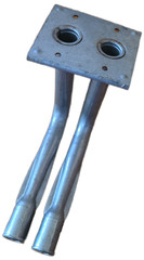 Broilmaster gas grill replacement venturi pair # V0045 6″ length x 4 1/4″ drop