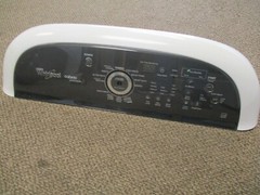 Whirlpool Cabrio Washer Console Touch Screen/Push Button Panel WPW10521079