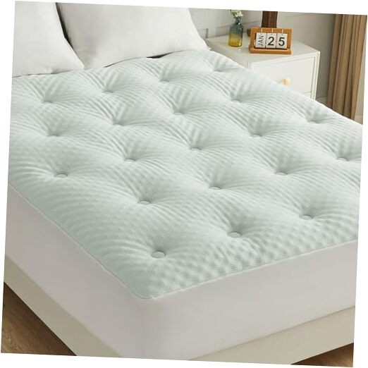 Reversible Mattress Topper Egg Crate Queen White - Egg Crate Memory Foam gallery
