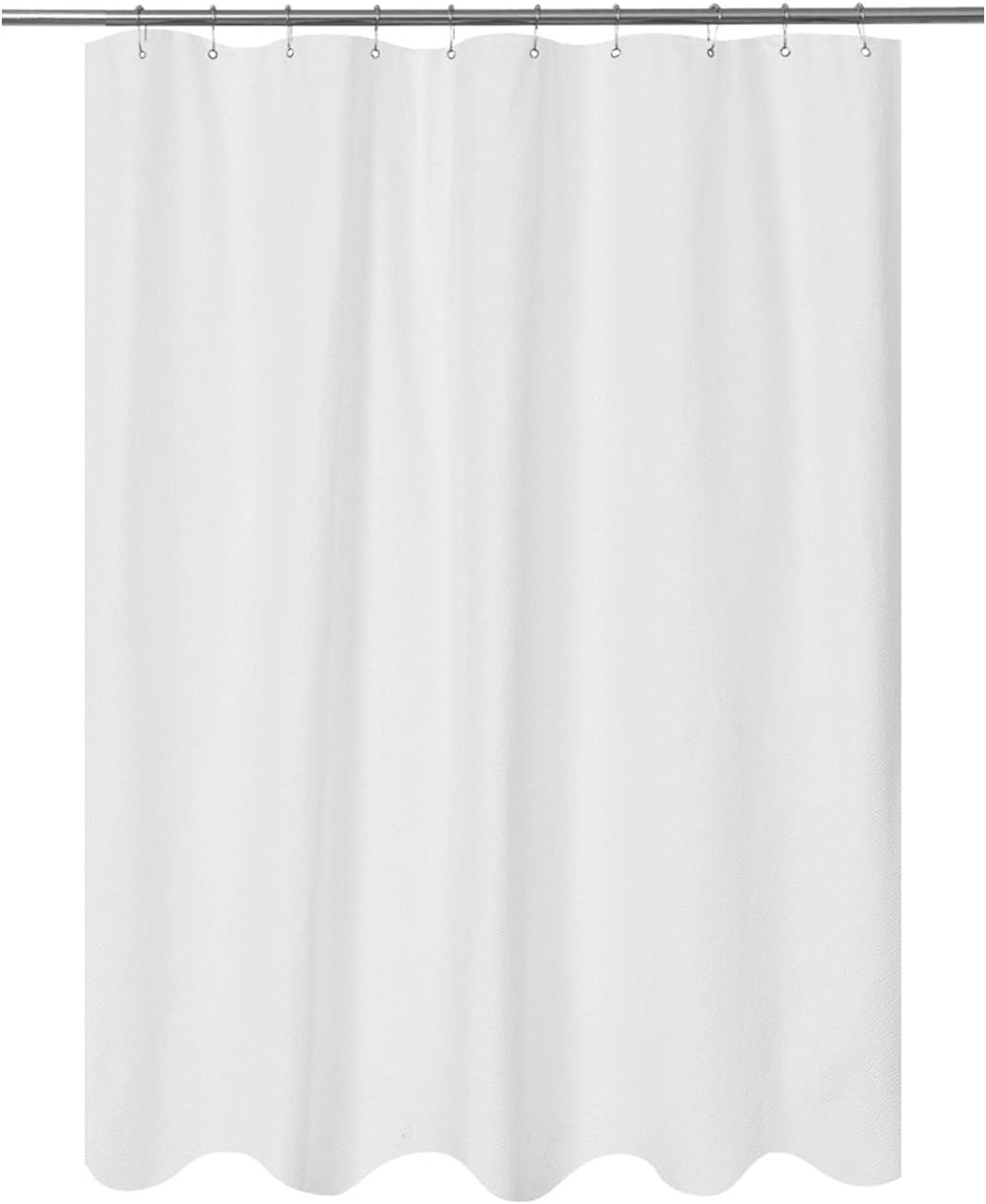 Embossed Microfiber Fabric Shower Curtain Liner 60 X 72 Inches Washable And Wate gallery