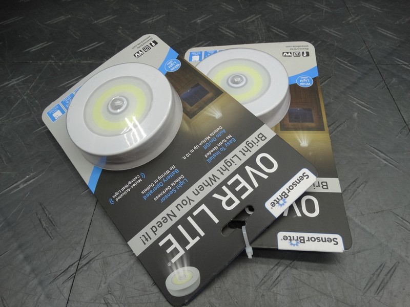 Sensor Brite Over Lite Motion Activated LED Ceiling Light 300 Lumens (Lot of 2) gallery