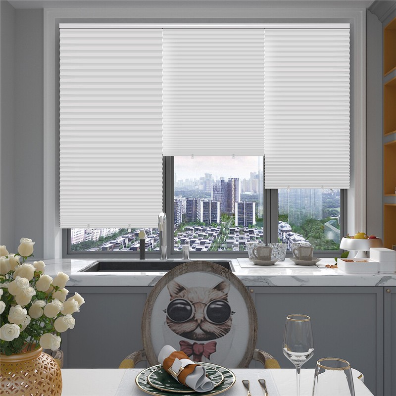 6 Pack Light Filtering Pleated Paper Shades Window Blinds 36"x72"-3 Colors gallery