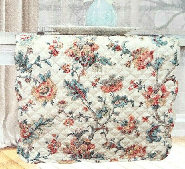 Waverly Catherine Apricot Table Runner French Country Reversible Quilted 13x72" gallery