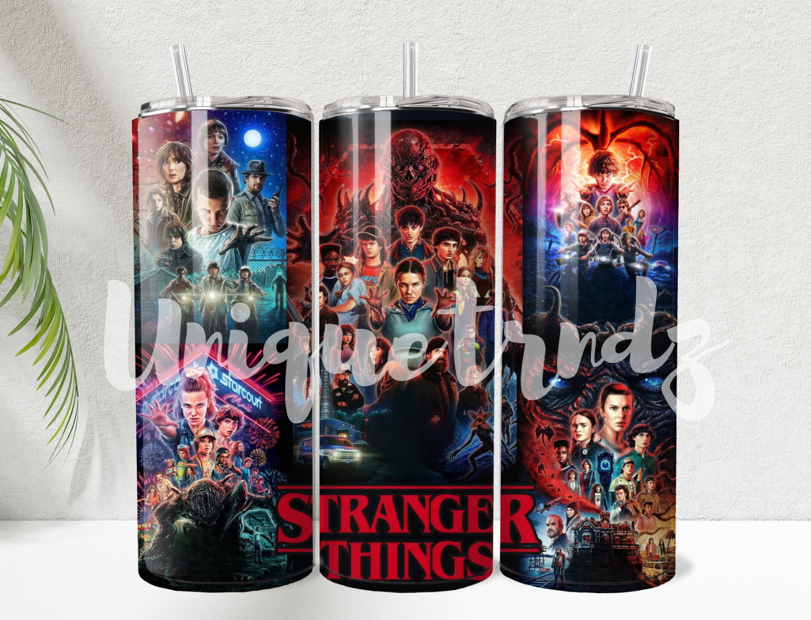 Stranger Things Straight 20oz Tumbler Mugs Cup Insulated Stainless Steel gallery
