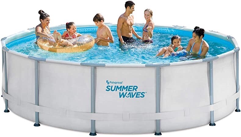 Summer Waves Elite 14'x42" Frame Pool with Filter Pump System (PICKUP IN DALLAS) gallery