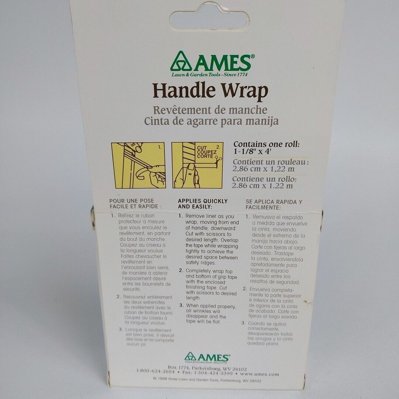 Ames Handle Wrap For Tools Sporting Goods Etc - 1 - 1/8" x 4' gallery