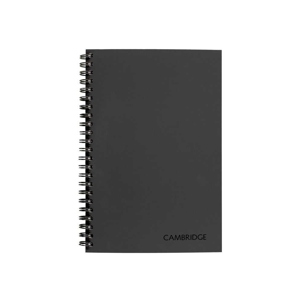 Cambridge Limited Wirebound QuickNotes Business Notebook: 4-7/8 in. x 8 in. Blac