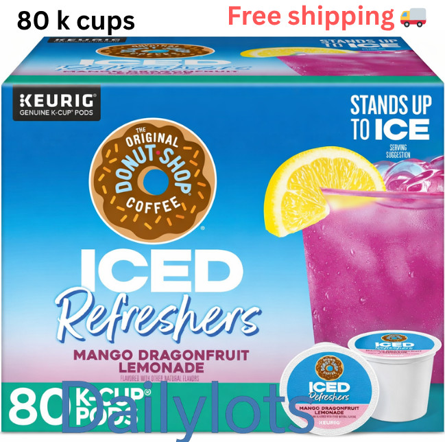 The Original Donut Shop, Iced Refreshers Mango Dragonfruit Lemonade 80ct gallery