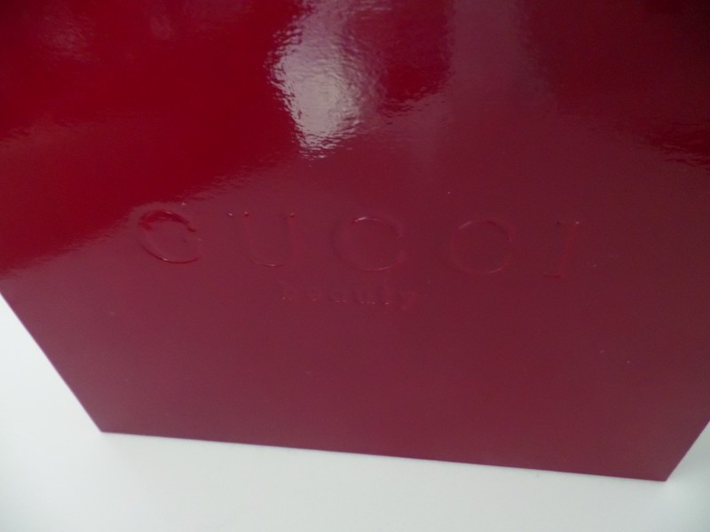 NEW! Gucci Beauty Empty MAROON Box 9” x 7” x 2 inches approximately gallery