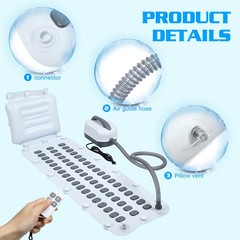 Spa Bubble Machine, Adjustable 6 Speed, Electric Air Pump, Remote, Bathroom New