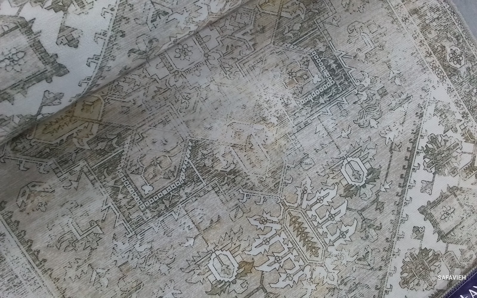 BEIGE / GREY 2'-6" x 16'-0" Back Stain Rug Reduced Price 1172777908 TSN102B-216 gallery