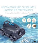 Hinice Cordless Robotic Pool Cleaner 150 IPX8 Dark Gray Floor Vacuum Open Box gallery