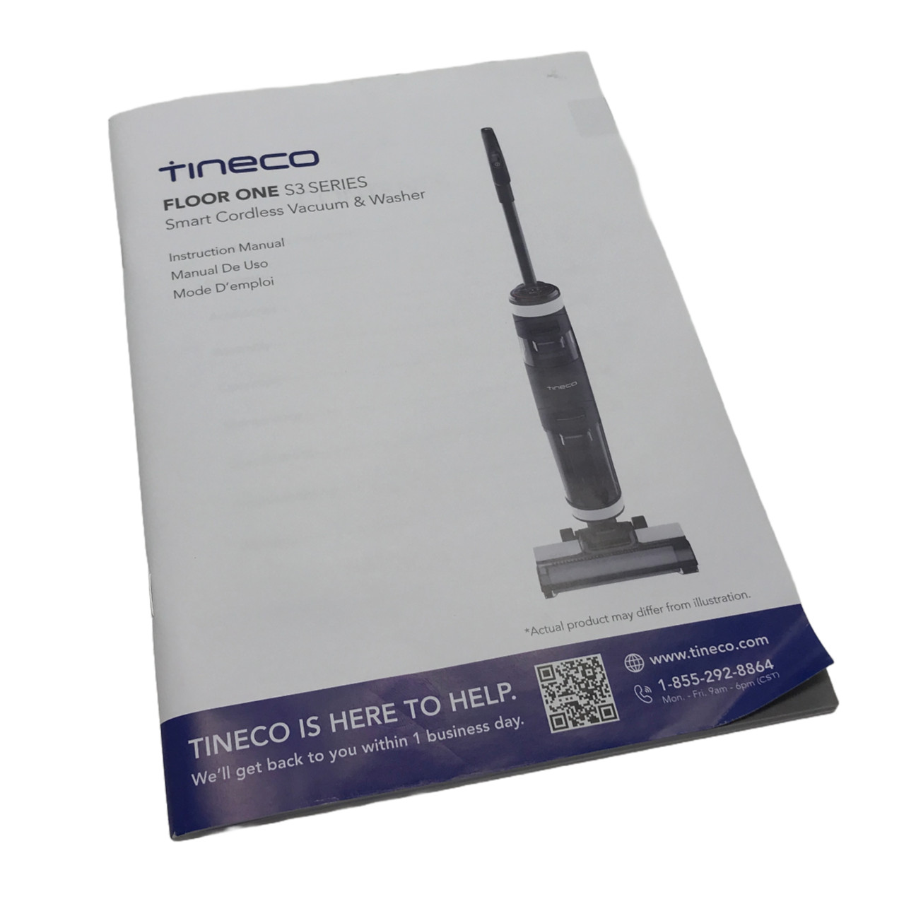 Tineco INSTRUCTION USER MANUAL for Floor One S3 FW050100US FW050500US FW050600US gallery