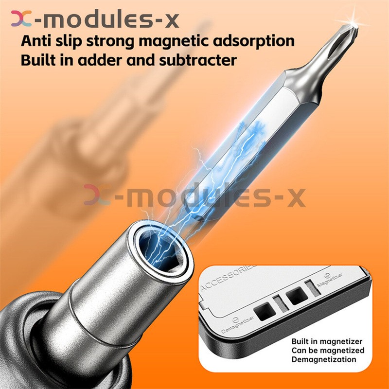 46in1 Mini Precision Electric Screwdriver Set Rechargeable Cordless Screwdriver gallery