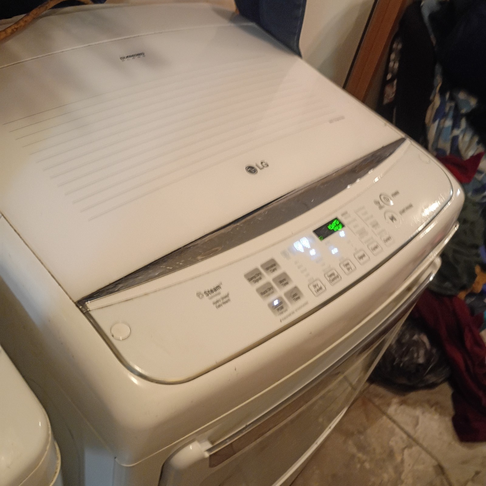 LG Top-Loading Steam Washer Washing Machine, White, Electric, Freestanding gallery